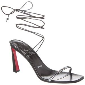 Christian Louboutin Condora Lacestrass 85 Sandal Heel